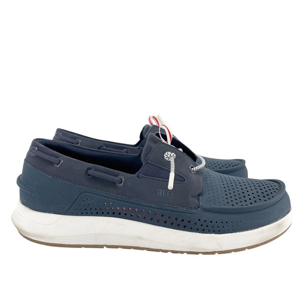Reef Swellsole Skipper Mens Shoe Size 12 Navy Boat Sneaker Hybrid Comfort